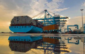 Emma Maersk vessel at APMT Algeciras