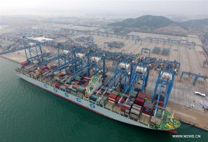 QQCTN Automated Container Terminal in Qingdao